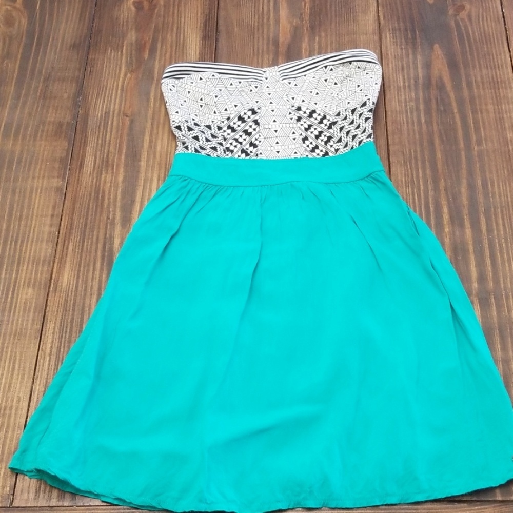 Strapless Boho Mini Sundress Size 5